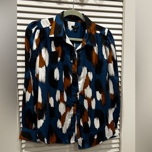 Ann Taylor blouse multi color size M